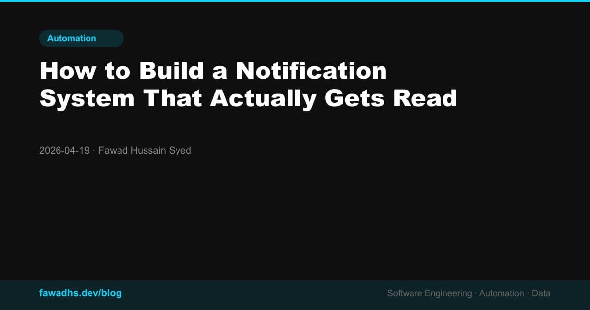 How to Build a Notification System That Actually Gets Read