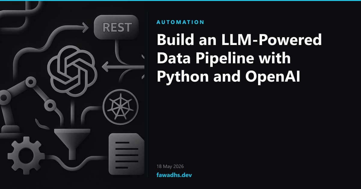 Build an LLM-Powered Data Pipeline with Python and OpenAI