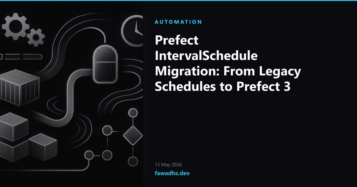 Prefect IntervalSchedule Migration: From Legacy Schedules to Prefect 3