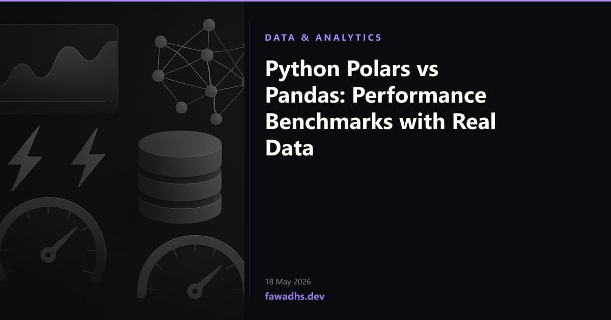 Python Polars vs Pandas: Performance Benchmarks with Real Data