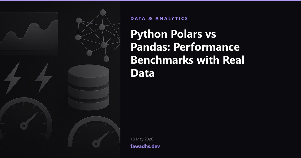 Python Polars vs Pandas: Performance Benchmarks with Real Data