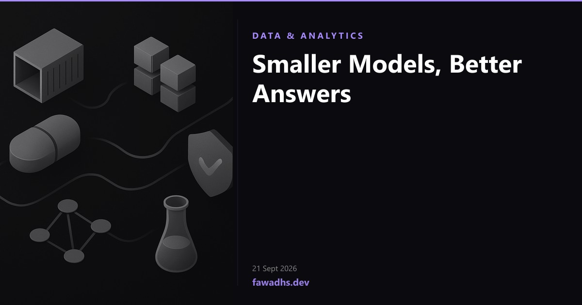Smaller Models, Better Answers